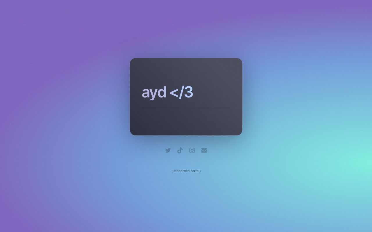 Carrd profile picture for @estimate